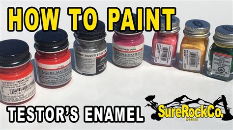 Paint Testors Enamel Model Master Youtube