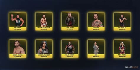 WWE 2K23 The Best Custom Superstars Based On AEW Wrestlers