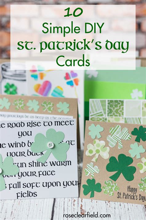 10 Simple Diy St Patricks Day Cards • Rose Clearfield