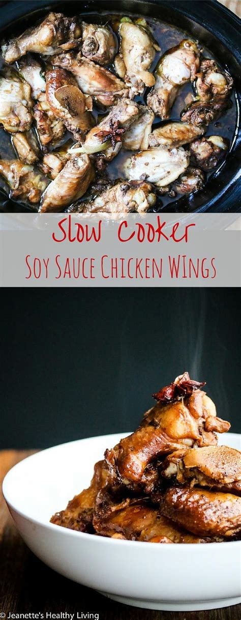 Slow Cooker Chinese Soy Sauce Chicken Wings Recipe Recipe Chicken Crockpot Recipes Paleo