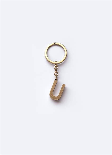 Golden Brass Key Ring For Men Fursac B3cleu Ab01 92