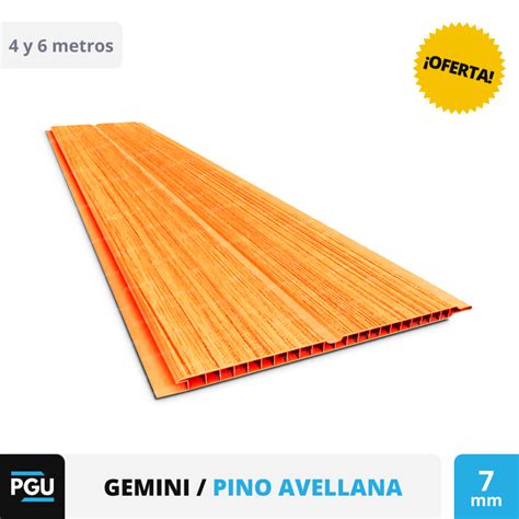 Cielorraso De Pvc Color Madera De Mm Pgu Uruguay