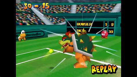 Mario Tennis 64 Planet Cup Bowser YouTube