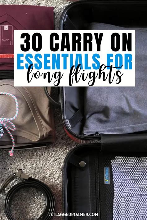 30 Essentials To Pack In Your Carry On For Long Flights Artofit