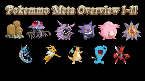 Pokemmo Meta Overview 1 11 YouTube