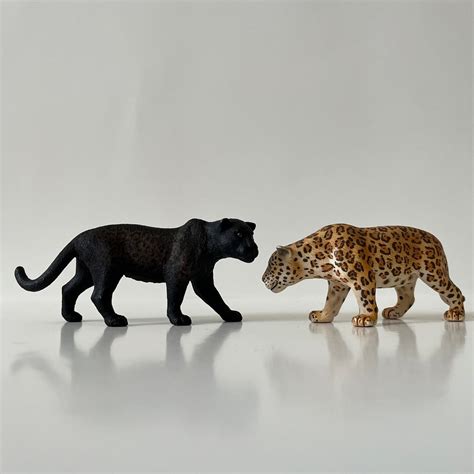 Schleich Pvc Jaguar Panther Wild Animals Jungle Cats Animal Figure Toy