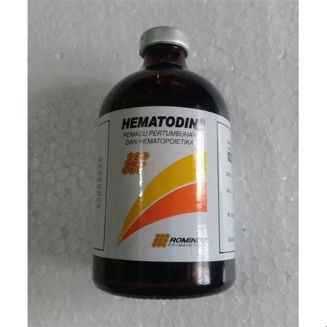 Jual Hematodin Ml Pemacu Pertumbuhan Dan Hematopoietika Shopee