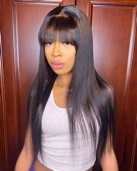 11 Weave Bang Hairstyles Russellshada