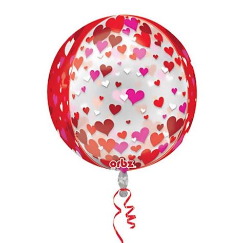 Valentines Day Mylar Balloon Floating Hearts 16 Inch Balloon Shop Nyc