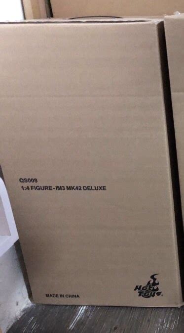 全新啡盒未開 hot toys hottoys ht qs008 1 4 Ironman iron man mark42 dx ver Ironman 興趣及遊戲 玩具 遊戲類