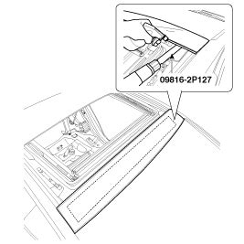 Hyundai Azera Panoramaroof Assembly Repair Procedures Panoramaroof