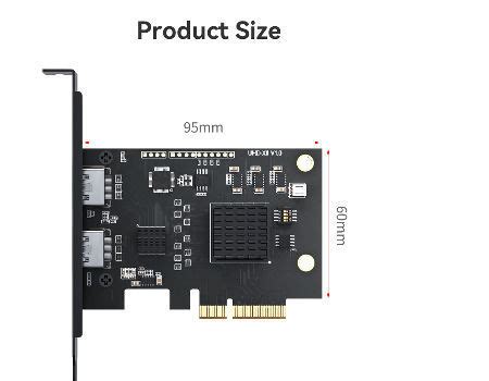 Bulk Buy China Wholesale Pcie Internal Capture Card Pcie 2 0 X4 20gbps