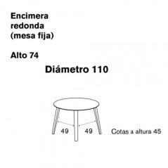 Mesa Aise Redonda Pies Madera De Treku Muebles Modernos