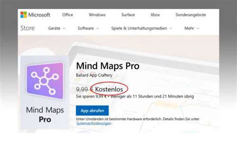 Mind Maps Pro Microsoft Verschenkt Windows 10 App Im Wert Von 9 99