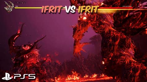 Unleashing Chaos Epic Showdown Ifrit Vs Ifrit Eikon Battle YouTube