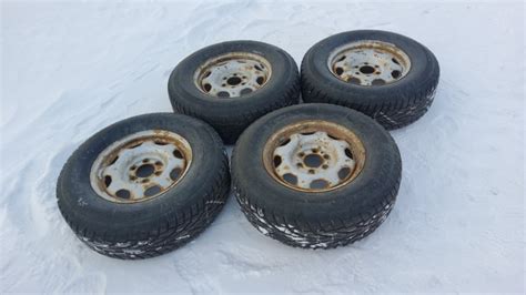 (4) 265/ 70 R17 Studded Winter Tires w/ Rims | Tires & Rims | Winnipeg | Kijiji