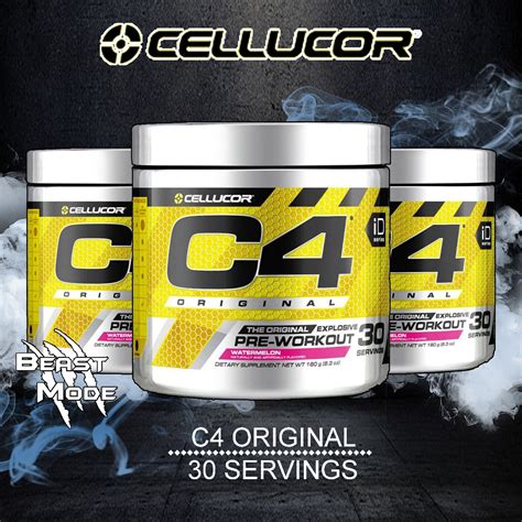 Cellucor C4 Original Pre Workout Energy Strength Stamina 180 G [ 30 Servings ] Shopee Malaysia