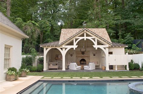 A Look At The Pool Pavilion As It Relates To The Existing Home And Pool