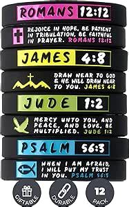 Amazon Inkstone Pack Bible Bracelets Bulk Pack Bundle Of