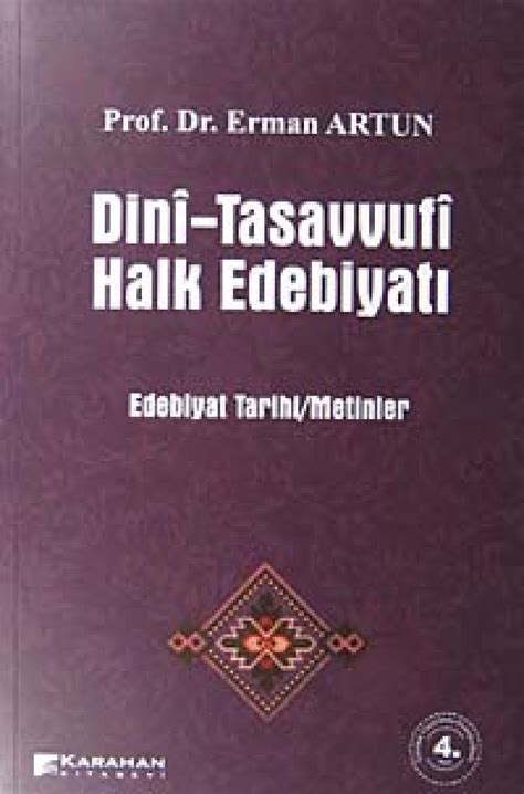 Amazon Dini Tasavvufi Halk Edebiyati 9786054454273 Erman Artun