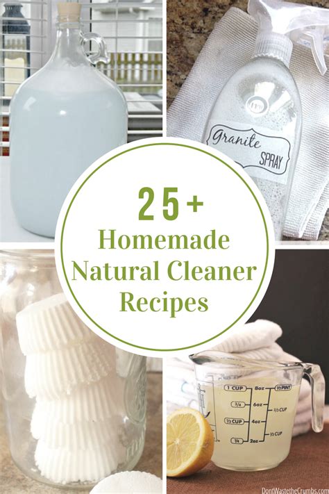 Homemade Natural Cleaner Recipes The Idea Room