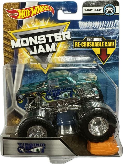 Monster Jam Hot Wheels Monster Jam X Ray Body Virginia Giant Scale W Re Crushable