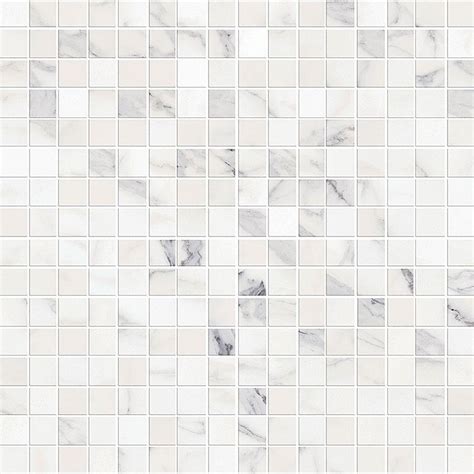 Statuario Mosaico 40x40 Cm Satinized Depth 6 Mm Porcelain Stoneware