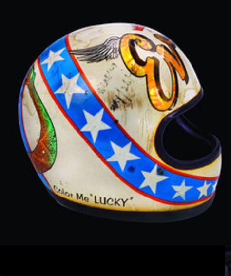 Evel Knievelcolor Me Lucky Helmet Evel Knievel Helmet Custom