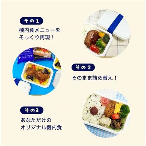 【anas Sky Kitchen】ana国際線エコノミークラス機内食 メインディッシュ 200万食記念 機内食お弁当箱セット Ana