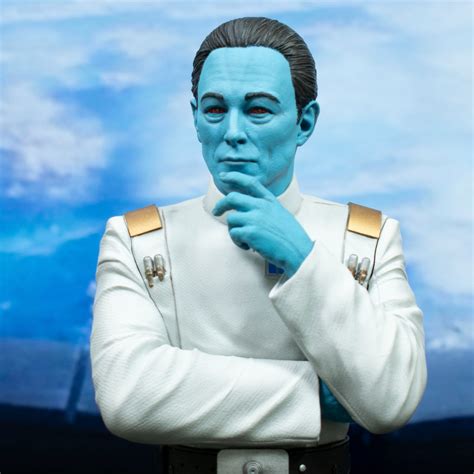 Gentle Giant Ltd Grand Admiral Thrawn Mini Bust From Disney Ahsoka