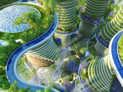 This Futuristic Vertical Village Is Like A Jungle Stretching