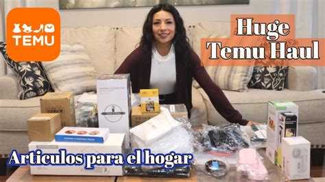 Temu Haul Artículos Para El Hogar Youtube