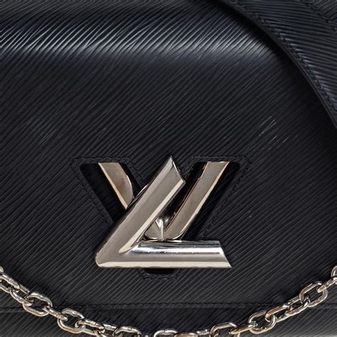 Louis Vuitton Black Epi Leather Twist Mm Bag At Stdibs Louis Vuitton