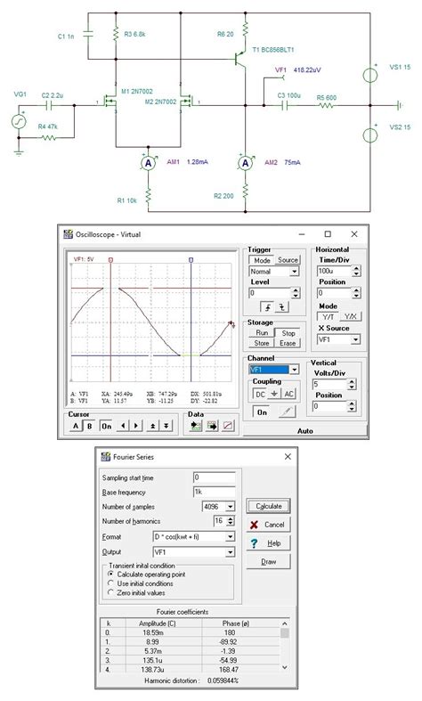 Need Help Simulating Discrete Impedance Matching Buffer In Ltspice Using 2n7002 And Bc856