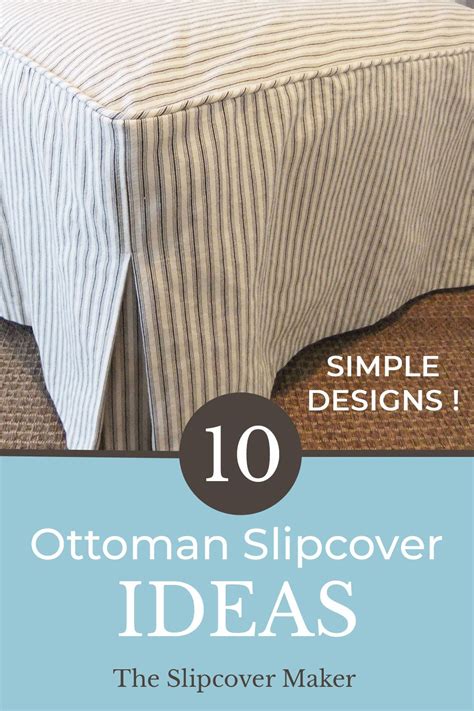 10 simple ottoman slipcover ideas for diy decorators – Artofit