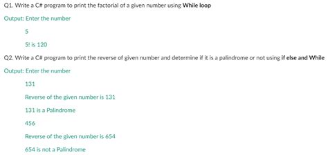 Solved Q1 Write A C Program To Print The Factorial Of A