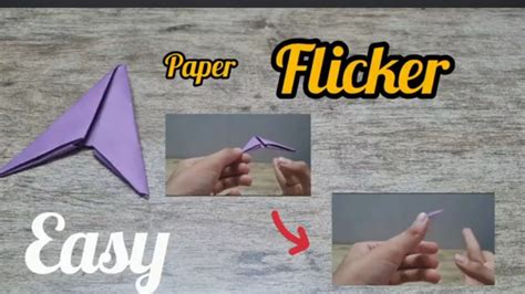 How To Make Paper Flicker 2 Min Ninja Flicker Tutorial Youtube