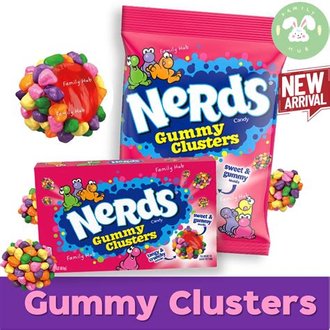 Big Chewy Nerds Candy 170g Nerds Gummy Clusters Rainbow 85g บิ๊ก