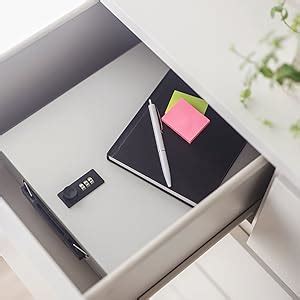 Hmf Lockable Document Box With Combination Lock Din A Light