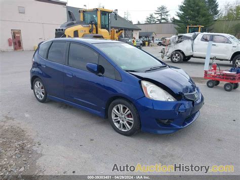 Jhmge H Bc Honda Fit Sport View History And Price At