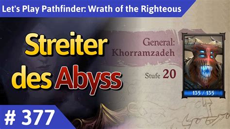 Pathfinder Wrath Of The Righteous Deutsch Teil 377 Streiter Des