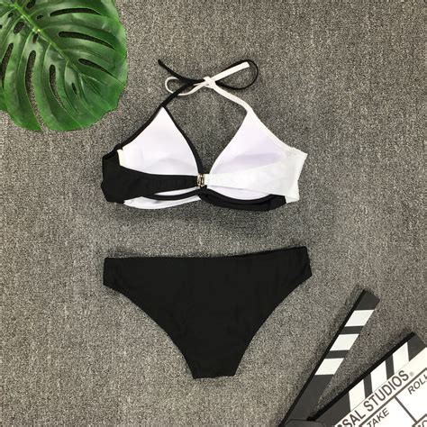 Women Push Up Bikini Set Bra Padded Swimwear Bandage Lady Swimsuit Bathing Suit EBay