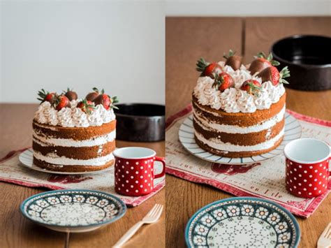 Erdbeer Naked Cake Law Of Baking