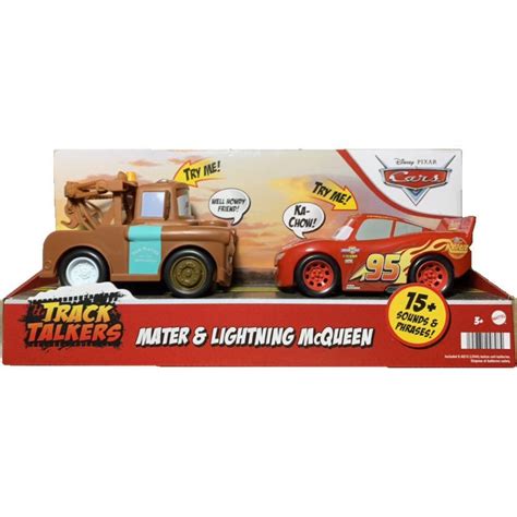 Disney Pixar Cars Track Talkers Mater Lightning Mcqueen Vehicle