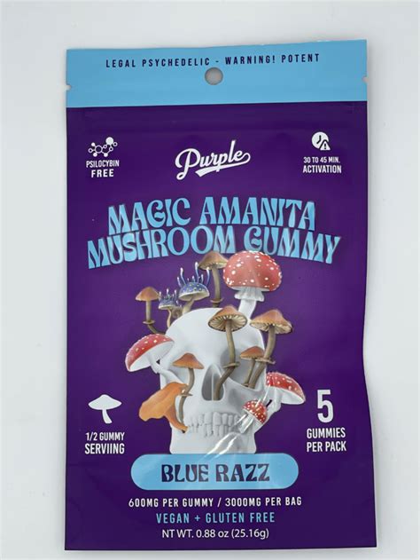 Purple Enhanced Microdose Mushroom Gummies Great Mushroom Shop