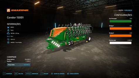 Amazone Condor V Fs Mod Farming Simulator Mod