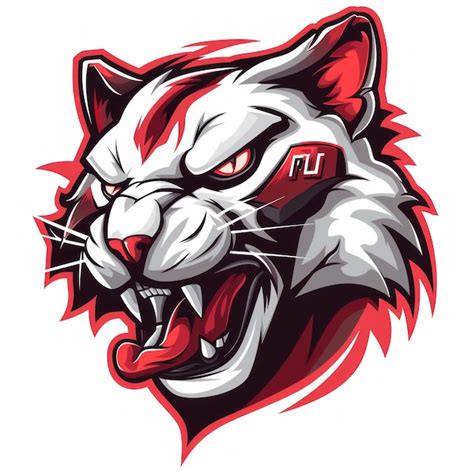 Premium Photo | Panther head mascot Mascot template for sport team