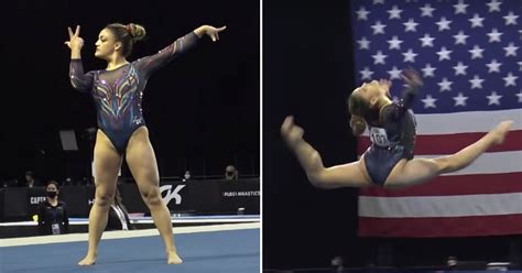 Watch Laurie Hernandez's 2021 Winter Cup Floor Routine | POPSUGAR Fitness