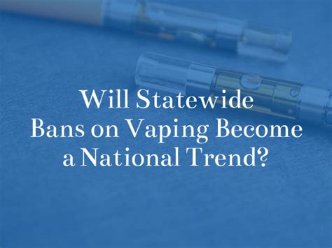 Massachusetts Government Issues Statewide Ban On Vaping National Trend