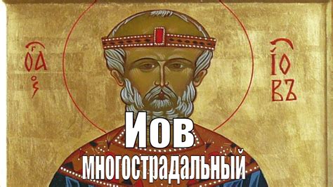 Житие св. прав. и многострадального Иова.Life of the holy righteous and ...
